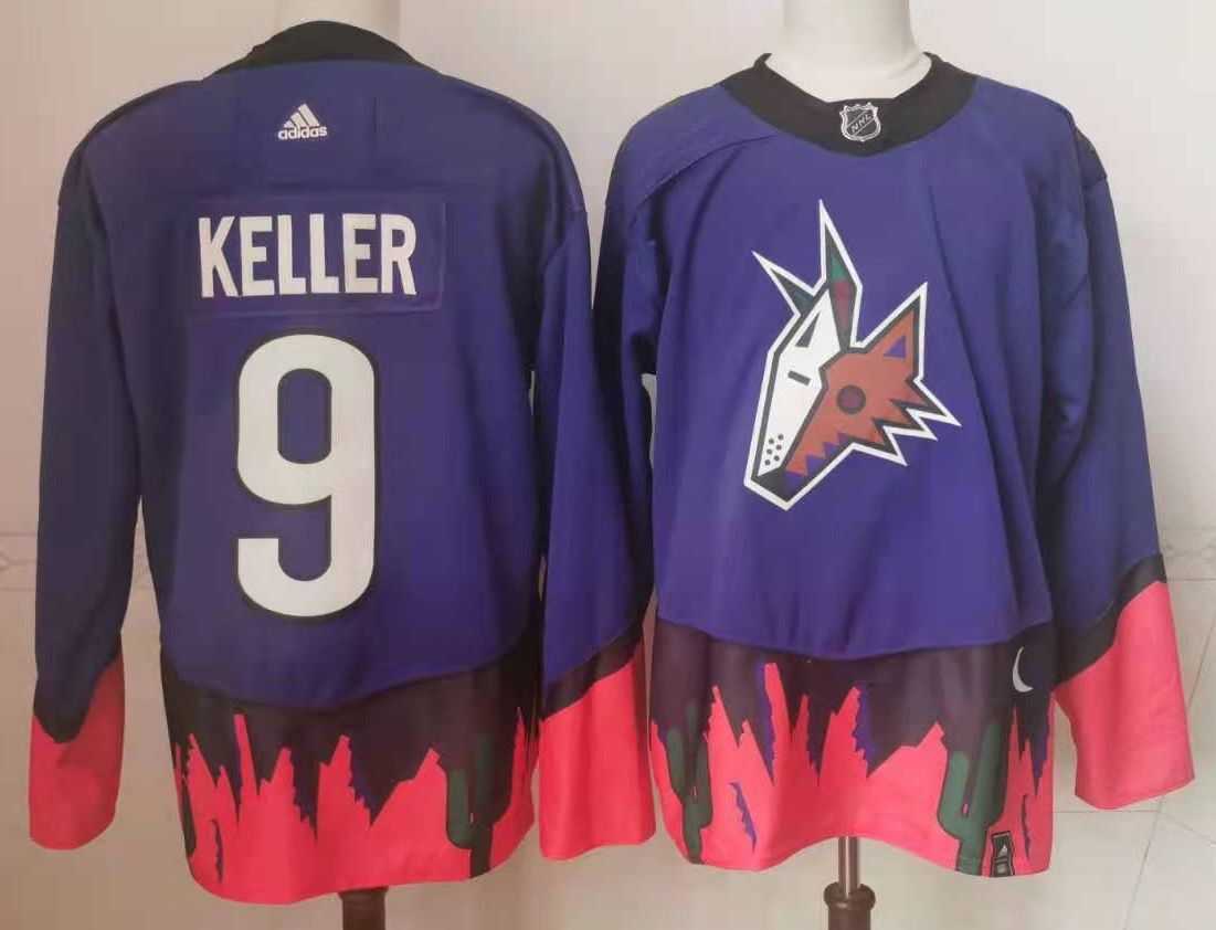 Coyotes 9 Clayton Keller Purple 2020-21 Reverse Retro Adidas Jersey,We sell and wholesale Coyotes 9 Clayton Keller Purple 2020-21 Reverse Retro Adidas Jersey on line form chian!
